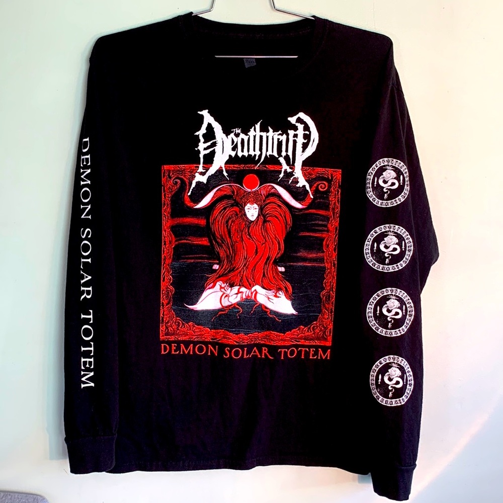 Deathtrip Demon Solar Totem LongSleeve Black Doom Death Metal Punk Rap Hardcore